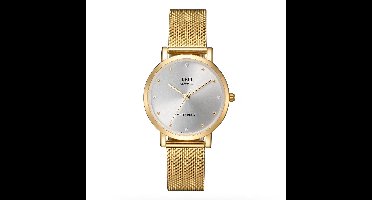 Q&Q horloge double met mesh band QA21J001Y