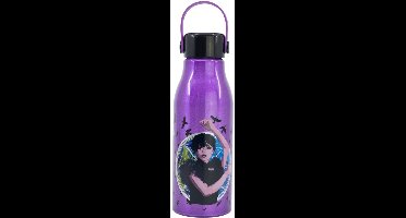 Wednesday Drinkfles - 760 ml - Aluminium fles voor meisjes - Drinkbeker voor kinderen - Paars