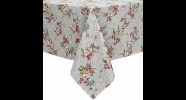 Protecttable - Tafelzeil Vintage Bloemenprint 140x50cm - Tafelkleed Afwasbaar - Kunststof