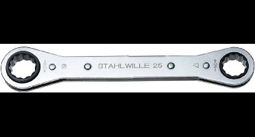 Stahlwille 41131618 25 16 X 18 RATSCHENRINGSCHLUESSEL Dubbele ringsleutelratelset Sleutelbreedte (metrisch) 16 - 18 mm