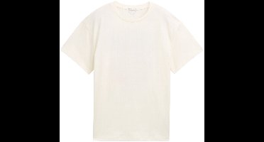 Tom Tailor - T-shirt met print - Maat 164 - Wool White