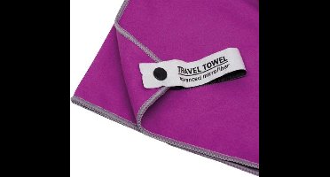 TravelSafe Microvezel handdoek XS – Paars - 40x80 cm