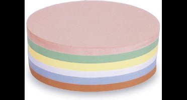 Magnetoplan 112501910 Presentatiekaart Roze Groen Geel Wit Blauw Oranje Ovaal 190 Mm X 110 Mm 250 Stuks/Pak 1 Pack