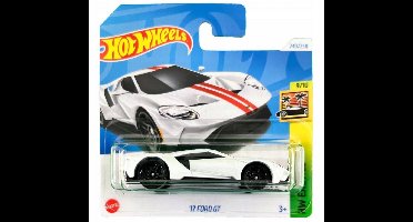 Hot Wheels '17 Ford GT Wit - Schaal 1:64 - Serie HW Exotics
