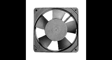 EXTREME PC fan 230V AC - 120x120x25mm - 86.7 m³/h - 34 dB - Schuifaansluiting - Kogelventilator
