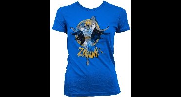 Batman Zamm! Girly T-shirt voor dames, blauw