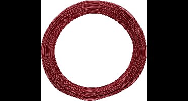 Vaessen Creative Aluminium Draad - 1,5mm - ±110m - 500g - Donkerrood