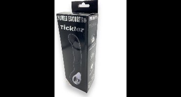 BR214BLACK – Power Escorts Tickler Silicone G-Spot & Clit Vibrator