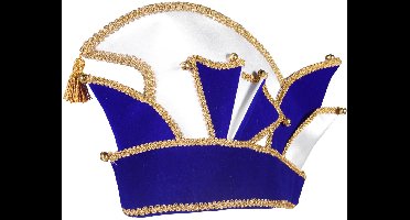 Comitémuts blauw-goud