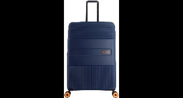 Discovery Trails Harde Koffer / Trolley / Reiskoffer - 112 Liter Large - Marine Blauw - Blauw / Large