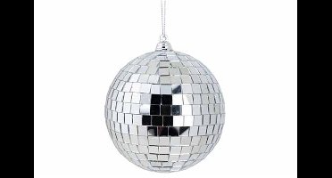 Bal Disco Zilver 10x10xh10cm Kunststof