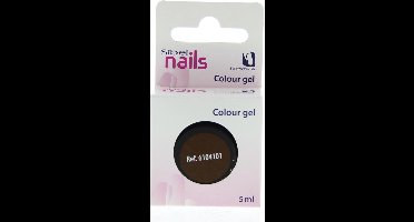 UV KLEUR GEL VOOR NAGELS 5ML DARK BROWN