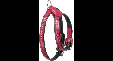 Flamingo Hondentuig Monte Carlo Rood - Rood - 21 - 27 cm x 11 mm