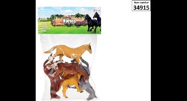 Paarden in zak de luxe 6 stuks