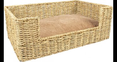 Duvo+ Laguna zeegras mand & kussen L 65 x 43 cm - Kat