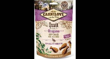 Carnilove Soft Snack Kwartel - Graanvrije Zachte Hondensnack 200g - Met Oregano, Halfnatte Snack
