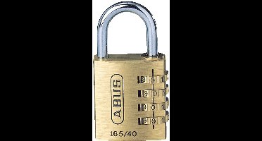 Abus cijferhangslot messing 165/40