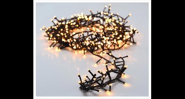 Microcluster Kerstlampjes - 1000 led - 20m - warm wit - Timer - lichtfuncties -Buiten-Binnen