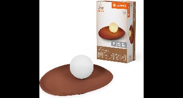 LEDVANCE Decor Clay Nest Tafellamp van klei, 1-lichts, nestvormige lampenkap in bruin, G9-fitting voor moderne binnenverlichting, zonder lichtbron