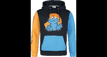 Sesame Street Cookie Monster Heren Trui met capuchon - meerkleurig - 3XL