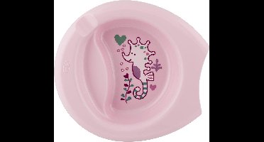 Chicco Diep Dinerbord Zeepaardje Meisjes 22 Cm Roze