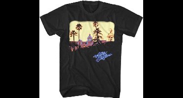 Eagles - Hotel California Heren T-shirt - L - Zwart
