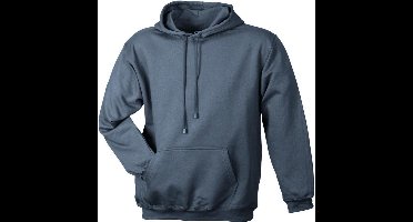 James and Nicholson Unisex Hooded Sweatshirt (Koolstofgrijs)