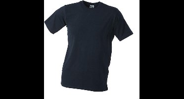 James and Nicholson Unisex Elastische Tee (Marine)
