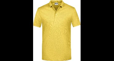 James And Nicholson Heren Basis Polo Shirt (Geel)