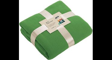 James and Nicholson Luxe Fleece Deken (Kalk groen)