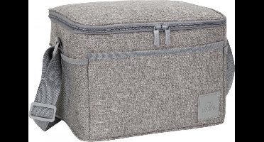 Rivacase 5712 Torngat - Koeltas 11L - 12x500ml Blikjes - Stof-/Waterbestendig - Lekt Niet - Grijs