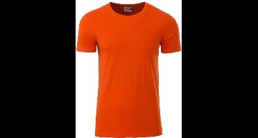 James and Nicholson - Heren Standaard T-Shirt (Oranje)