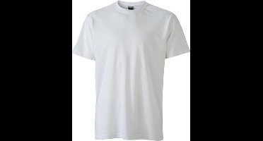 Fusible Systems - Heren James and Nicholson Workwear T-Shirt (Wit)