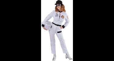 Magic Design Verkleedpak Astronaut Dames Polyester Wit Maat M
