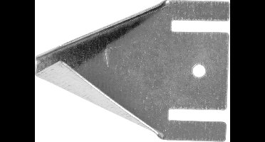 Voliere zitstokhouder metaal 4,5x6 cm.