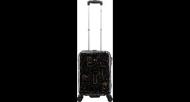 Discovery Gold harde Handbagage Koffer / Trolley met print - 55 cm S - Bedrukt / Small