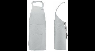 Benza Schort Keukenschort - Lichtgrijs - 75 x 85 cm - 10 stuks