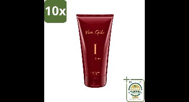 10 x Van Gils - Douchegel - I for Her - Zachte Reiniging & Luxe Geurbeleving - 150 ml - Wasstrips - Douchegel Vrouwelijk - Douchegel Luxe - Douchegel Voor Vrouwen - Douchegel Hydrateert - Douchegel Voor Huid