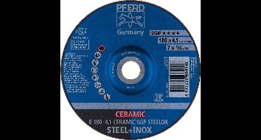 PFERD TOOLS AFBR.SCH. E 180-4,1 CERAMIC SGP STEELOX