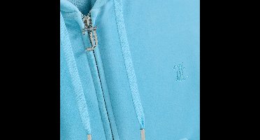 Juicy Couture Iccle Outline Cropped Hoodie BLAUW - Maat L
