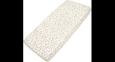 Meyco Flower Hoeslaken - 60 x 120 cm - Jersey - Roze
