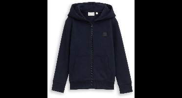 Tom Tailor - Hoodie-sweatjack - Maat 116/122 - sky captain blue