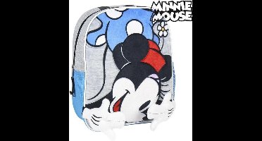 3D-Kinderrugzak Minnie Mouse Blauw Grijs