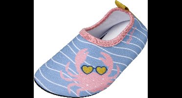 Playshoes - Uv-waterschoenen voor meisjes - Krab - Lichtblauw/roze - maat 26-27EU