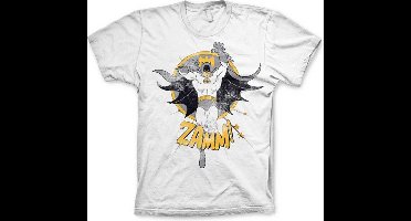 DC Comics Batman Heren Tshirt -M- Zamm! Wit
