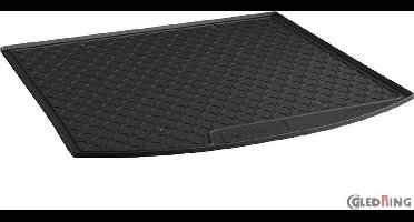 Gledring Rubbasol (Rubber) Kofferbakmat passend voor Volkswagen Touran 2003-2015 (5-personen) (Hoge laadvloer)
