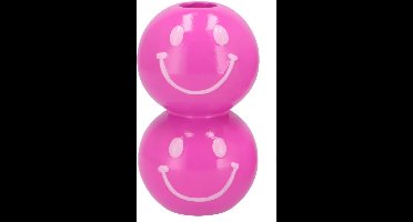 Smiley pink mix candle bulb ass 7x7x12cm