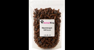Animalking Kippenmagen 500 Gram Hond - Hondensnacks Gedroogd - Hondensnack voor Elke Levensfase