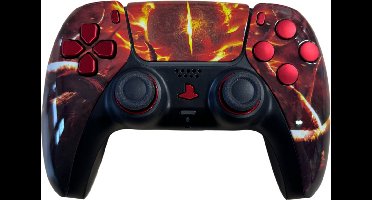 Clever Flaming Eye Of Sauron Custom Controller (PS5 compatibel)