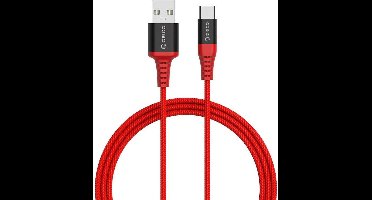 Orico USB-C Data- en laadkabel 2.4A - 1M - Rood
